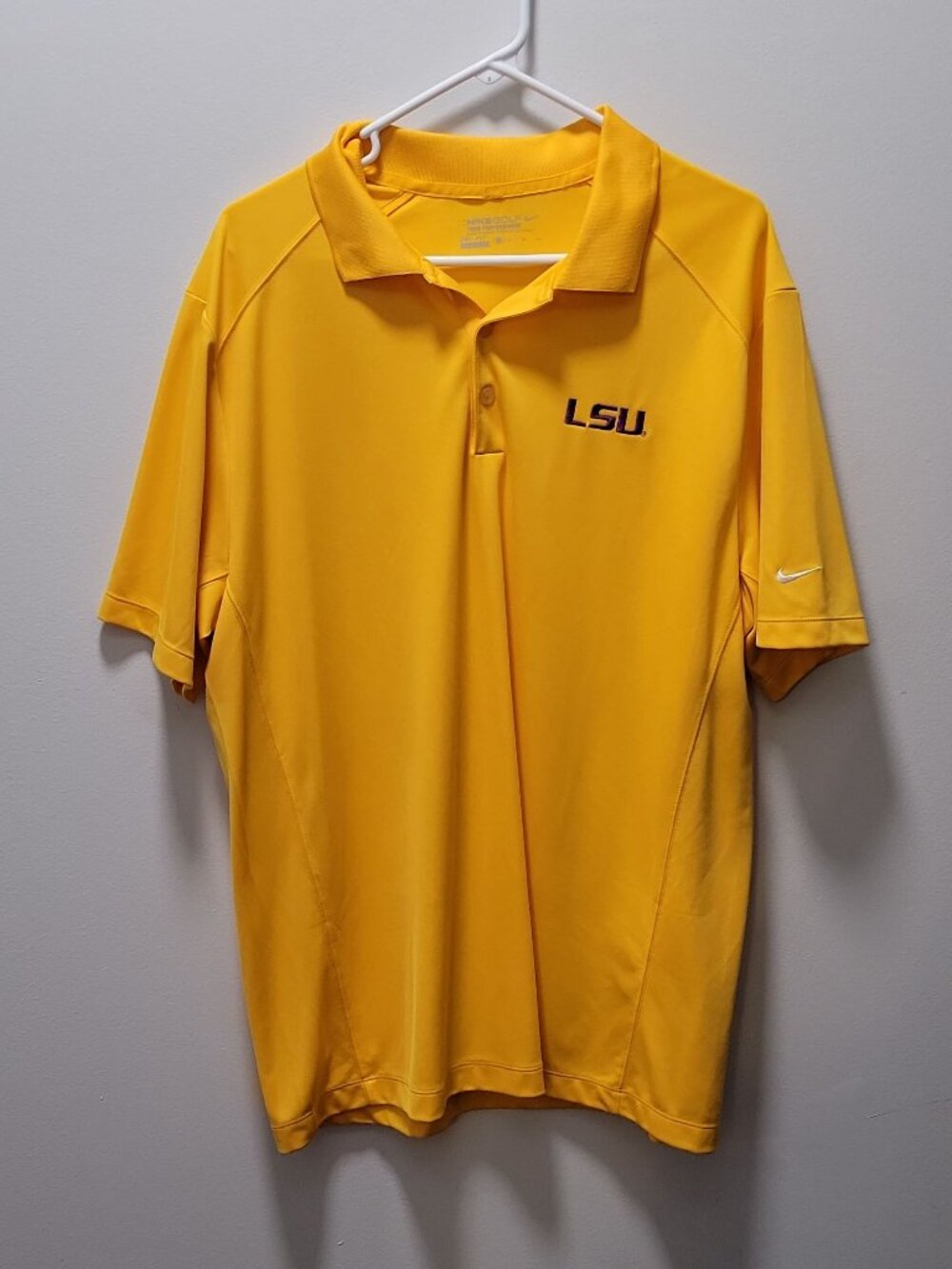 LSU Nike Golf Shirt - XL